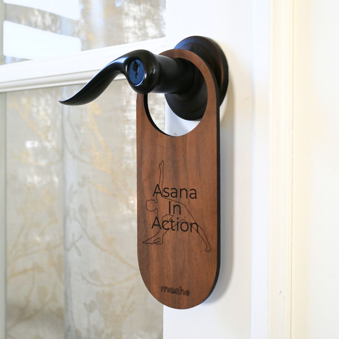 Self Care Sign | Yoga Door Hanger