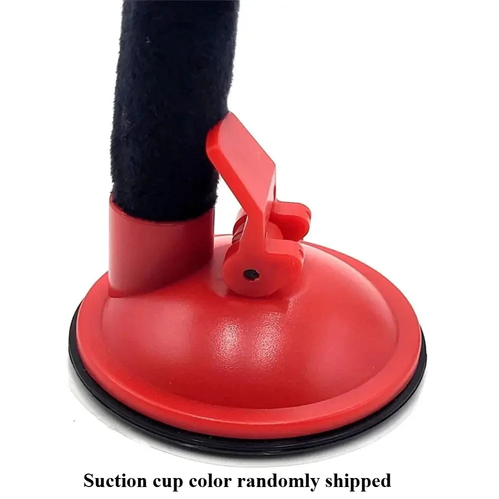 Cartoon Cat Punching Bag Toy with Boxing Gloves and Suction Cup Indoor Toy for Kittens and Adult Cats Color Randomly Shipped Pet