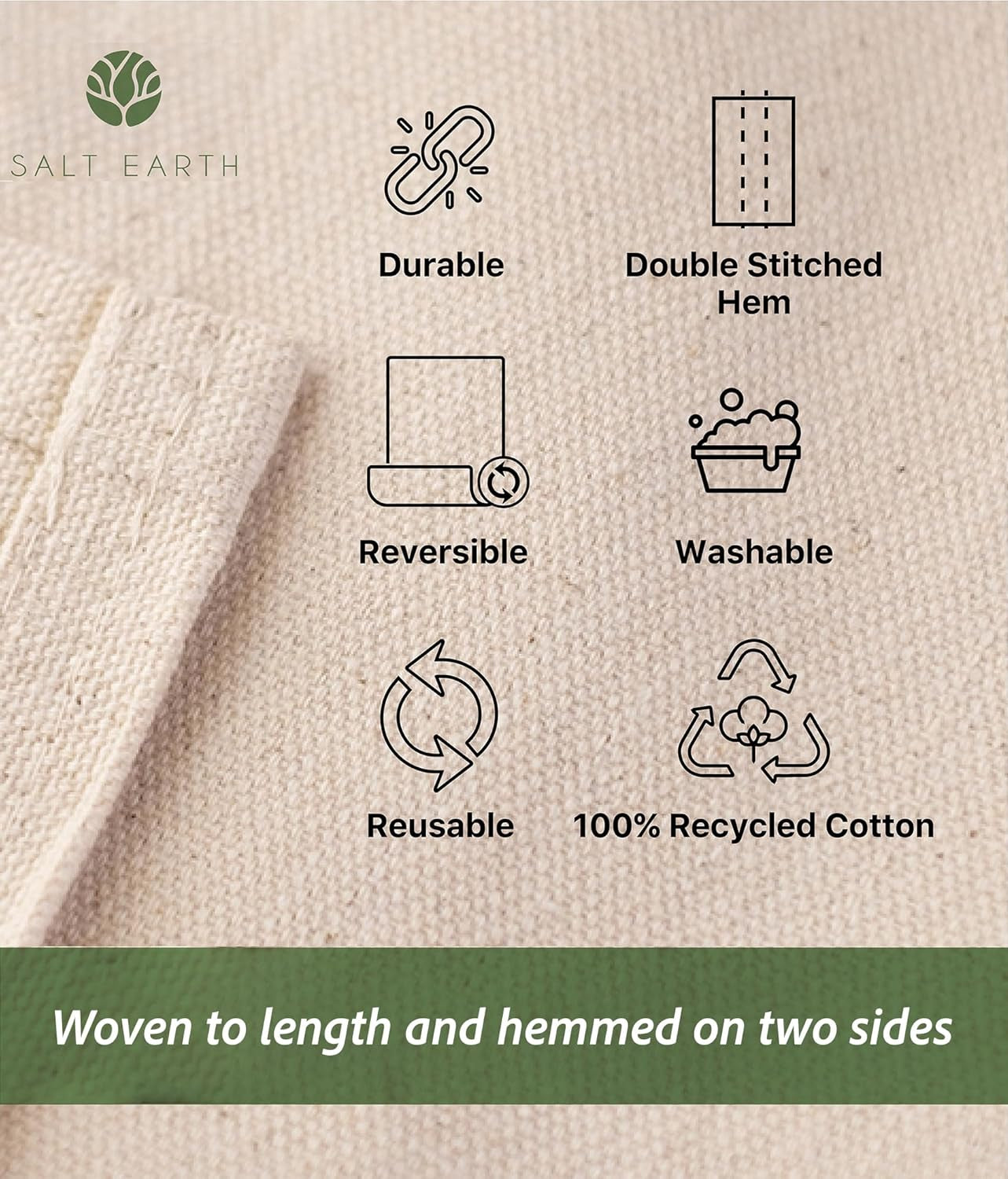 Canvas Drop Cloth 1Pc, Reusable Paint Drop Cloth, 100% Recycled Cotton Canvas Tarp Cover for Painter, Furniture, Floor Protection, All Purpose Painters Dropcloth for Christmas DIY (4X5 FT)