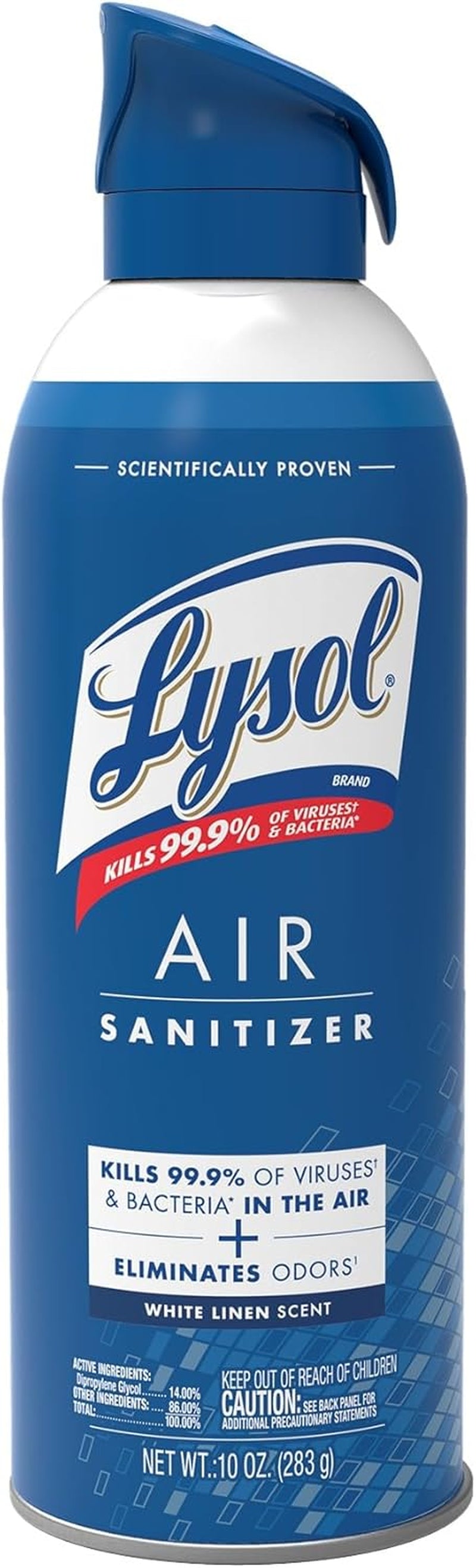 Air Sanitizer Spray, for Air Sanitization and Odor Elimination, White Linen Scent, 10 Fl. Oz