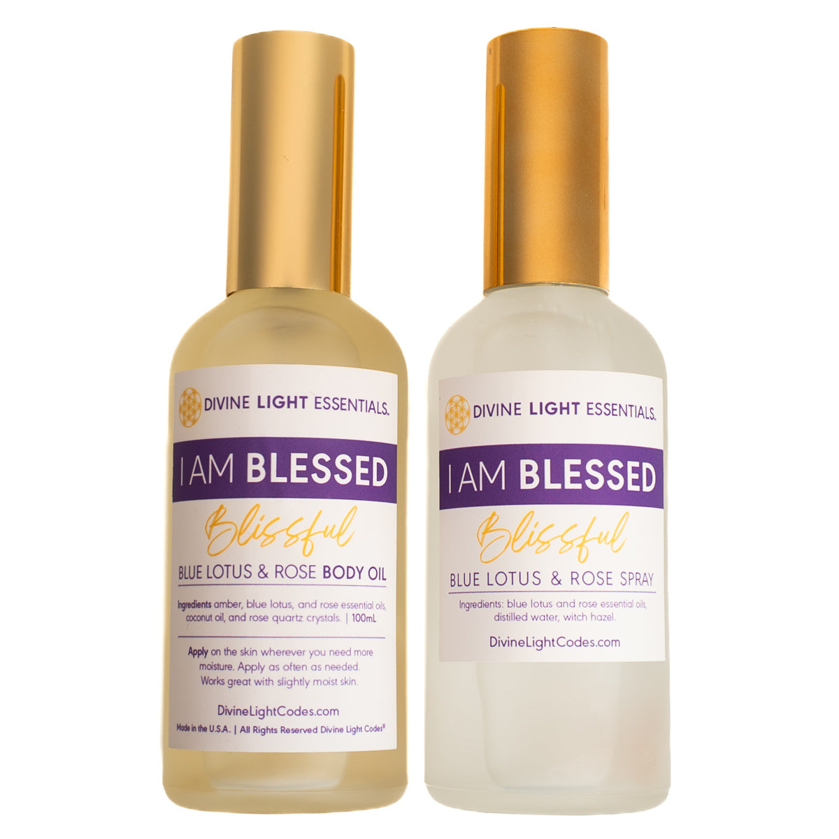 I Am Blessed Blissful Spray & Body Oil - Blue Lotus & Rose